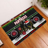 Penrith Panthers Christmas Door Mat - Penrith Panthers Aboriginal Inspired and Ugly Style Door Mat