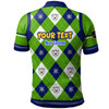 Canberra Raiders Christmas Polo Shirt - Custom Canberra Raiders Xmas Argyle Style Polo Shirt