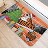 Wests Tigers Door Mat - Christmas Tree Wests Tigers Ball Door Mat