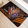 Wests Tigers Door Mat - Wests Tigers Claw Aboriginal Inspired Sport Style Door Mat