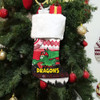 St.George Rugby Christmas Stocking - Custom Dragons Aboriginal Inspired Xmas Stocking