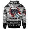 Penrith Panthers Hoodie - Custom Penrith Panthers Mascot Knitted Christmas Patterns Hoodie