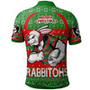 South Sydney Rabbitohs Polo Shirt - South Sydney Rabbitohs Merry Christmas With Snowflake Pattern Polo Shirt