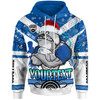 Canterbury-Bankstown Bulldogs Christmas Hoodie - Custom Canterbury-Bankstown Bulldogs Aboriginal Inspired Christmas Hoodie
