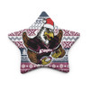 Manly Warringah Sea Eagles Ornaments - Eagles Mascot Knitted Christmas Patterns Ornaments