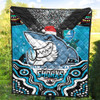 Cronulla Christmas Quilt - Custom Christmas Super Cronulla Indigenous Christmas Quilt