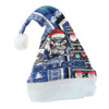 Canterbury-Bankstown Bulldogs Christmas Hat - Custom Scratch Canterbury-Bankstown Christmas With Snowflakes Ho Ho Ho