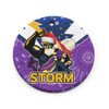 Melbourne Storm Christmas Ornaments - Melbourne Storm Thunder Man With Aboriginal Inspired Dot Painting Christmas Ornaments