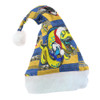 Parramatta Eels Christmas Hat - Eels Merry Christmas Random Square Pattern Hat