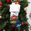 North Queensland Cowboys Christmas Stocking - Cowboys Merry Christmas Summer Vibes Aboriginal Inspired Christmas Stocking