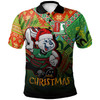 Souths Christmas Gradient Polo Shirt - Custom Merry Christmas Souths Indigenous Pride Polo Shirt