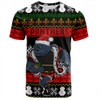 Penrith Panthers Christmas T-shirt - Custom Penrith Panthers Merry Christmas Mei