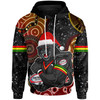 Penrith Panthers Christmas Hoodie Penrith Panthers - Merry Christmas Hat Style