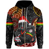 Penrith Panthers Christmas Hoodie Penrith Panthers - Merry Christmas Hat Style