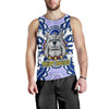 Australia City of Canterbury Bankstown Custom Men Tank Top - Indigenous Mighty Super Berries Tribal Footprints