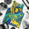 Parramatta Eels Custom Men Tank Top - Parramatta Eels Now Or Never Indigenous Culture Flag Dot Art Painting