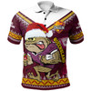 Cane Toads Polo Shirt - Custom Cane Toads Aboriginal Inspired Christmas Vibes Polo Shirt