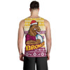 Brisbane Broncos Men Tank Top - Brisbane Broncos Mascot Knitted Christmas Patterns Men Tank Top