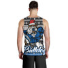 Canterbury-Bankstown Bulldogs Men Tank Top - Canterbury-Bankstown Bulldogs Mascot Knitted Christmas Patterns Men Tank Top