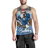 Canterbury-Bankstown Bulldogs Men Tank Top - Canterbury-Bankstown Bulldogs Mascot Knitted Christmas Patterns Men Tank Top