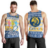Parramatta Eels Men Tank Top - Parramatta Eels Mascot Knitted Christmas Patterns Men Tank Top