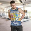 Parramatta Eels Men Tank Top - Parramatta Eels Mascot Knitted Christmas Patterns Men Tank Top