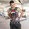 Penrith Panthers Men Tank Top - Penrith Panthers Mascot Knitted Christmas Patterns Men Tank Top