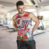 Sydney Roosters Men Tank Top - Sydney Roosters Mascot Knitted Christmas Patterns Men Tank Top