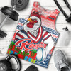 Sydney Roosters Men Tank Top - Sydney Roosters Mascot Knitted Christmas Patterns Men Tank Top