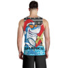 Cronulla-Sutherland Sharks Men Tank Top - Cronulla-Sutherland Sharks Mascot Knitted Christmas Patterns Men Tank Top