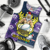 Melbourne Storm Men Tank Top - Christmas Snowflakes Melbourne Storm Mascot Men Tank Top