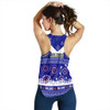 Canterbury-Bankstown Bulldogs Women Racerback Tank - Canterbury-Bankstown Bulldogs Ugly Christmas And Aboriginal Patterns Women Racerback Tank