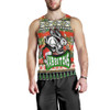 South Sydney Rabbitohs Men Tank Top - Xmas South Sydney Rabbitohs Balls, Snowflake With Aboriginal Patterns Men Tank Top