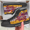 Brisbane High Top Shoes - Custom Merry Christmas Brisbane 1992 Retro Heritage Jersey