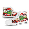 Illawarra and St George Christmas High Top Shoes - Custom Merry Christmas Green Illawarra and St George Indigenous High Top Shoes