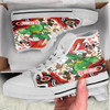 Illawarra and St George Christmas High Top Shoes - Custom Merry Christmas Green Illawarra and St George Indigenous High Top Shoes