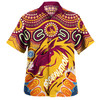 Australia Brisbane Broncos Custom Hawaiian Shirt - Indigenous Bronxnation Sport Hawaiian Shirt