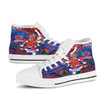 Newcastle Christmas High Top Shoes - Merry Christmas Newcastle Indigenous High Top Shoes