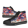 Sydney Christmas High Top Shoes - Merry Christmas Sydney Indigenous High Top Shoes