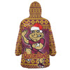 Cane Toads Snug Hoodie - Custom Christmas Show Us Ya Cane Toads Oodie Blanket