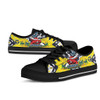 North Queensland Christmas Low Top Shoes - Merry Christmas Super North Queensland With Sea Turtles And Footprints Dot Art Painting