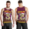 Cane Toads Men Tank Top - Custom Christmas QLD Maroons Cane Toads Aboriginal Inspired Men Tank Top