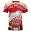 Redcliffe Dolphins T-shirt - Custom Christmas Redcliffe Dolphins Mascot T-shirt