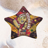 Cane Toads Christmas Ornament - QLD Go Maroons Cane Toads Aboriginal Inspired With Snowflake Ornament