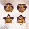Brisbane Broncos Christmas Ornaments - Brisbane Broncos Pride Since 1988 Aboriginal Inspired and Ugly Pattern Christmas Ornaments
