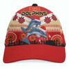 Redcliffe Dolphins Christmas Cap - Redcliffe Dolphins Ugly Christmas And Aboriginal Patterns Cap