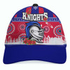 Newcastle Knights Christmas Cap - Newcastle Knights Ugly Christmas And Aboriginal Patterns Cap