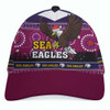 Australia Sea Eagles Christmas Cap - Australia Sea Eagles Ugly Christmas And Aboriginal Patterns Cap