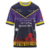 Melbourne Storm Anzac Custom T-shirt - Keeping the Spirit Alive T-shirt