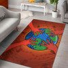 Australia Aboriginal Inspired Area Rug - Save the planet together
